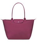 Longchamp Le Pliage Neo Large Shoulder Bag Raspberry