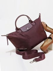 Longchamp Le Pliage Neo Medium Top Handle Bag Grape/Raisin