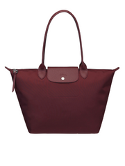 Longchamp-Le-Pliage-Neo-Small-Nylon-Shoulder-Tote-In-Grape-Balilene-depan