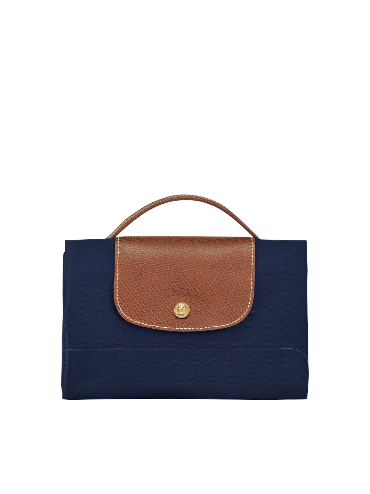 Longchamp-Le-Pliage-Original-Briefcase-Small-Navy-Balilene-detail-lipat