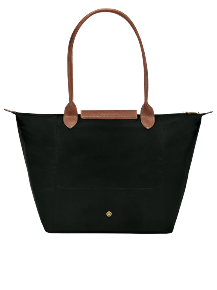 Longchamp-Le-Pliage-Original-Medium-Shoulder-Bag-Black-Balilene-belakang