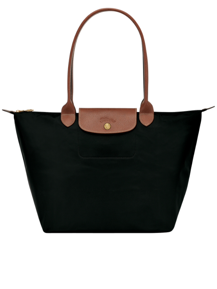 Longchamp Le Pliage Original Medium Shoulder Bag Black – Balilene