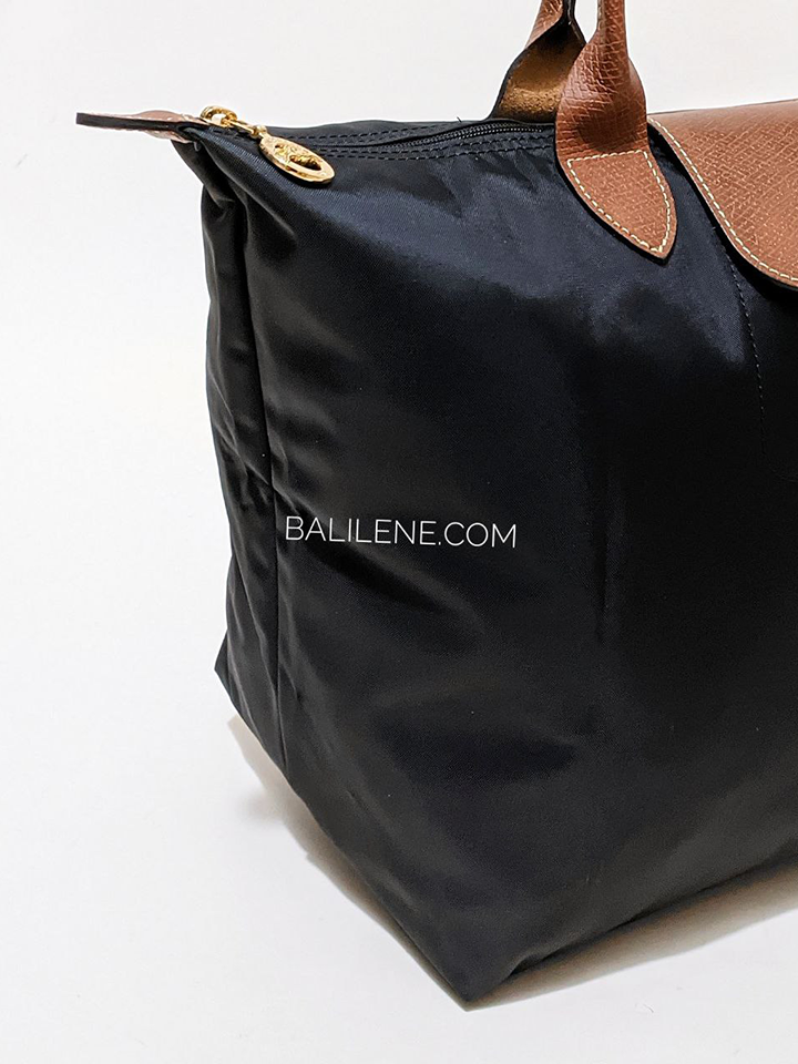 Le Pliage Original L Tote bag Black - Recycled canvas (L1899089001