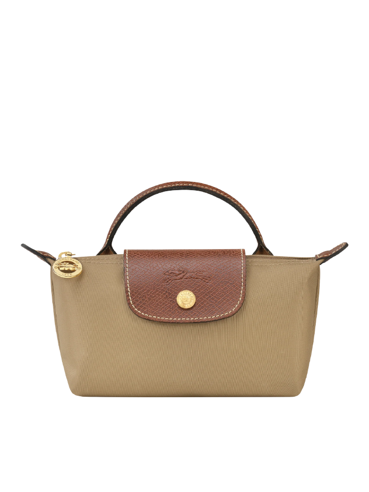 Longchamp-Le-Pliage-Original-Pouch-Desert-Balilene-depan