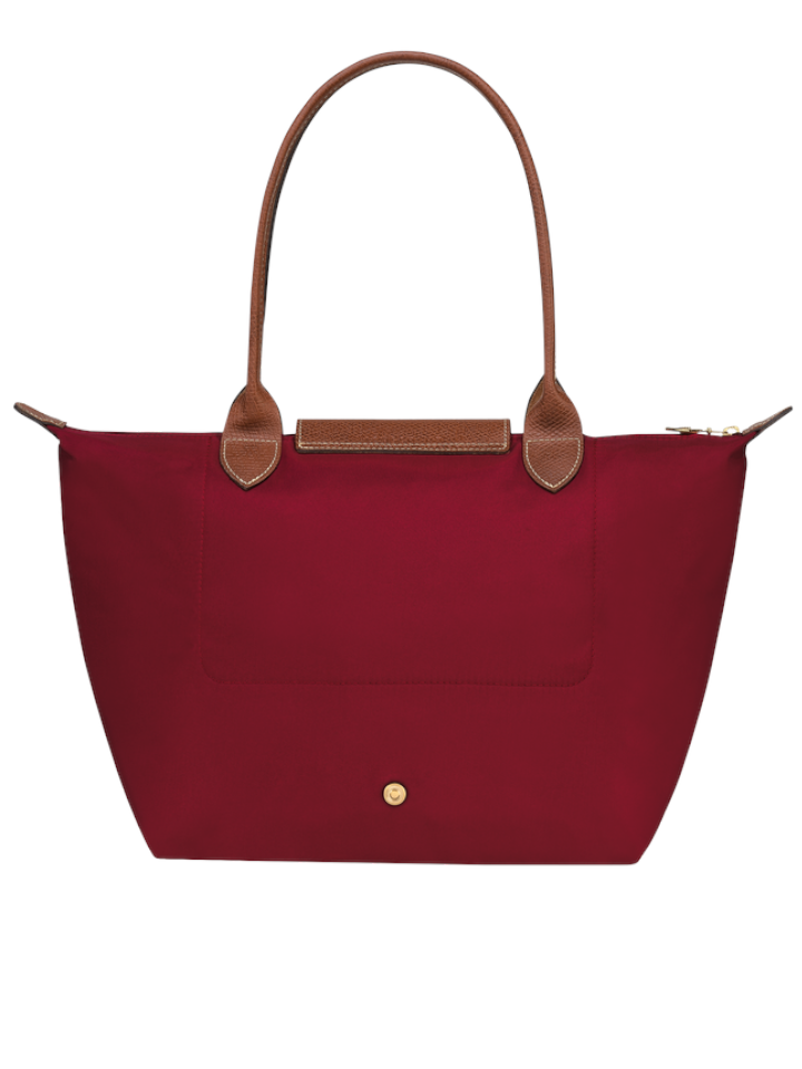 Longchamp-Le-Pliage-Original-Recycled-Fabric-Tote-Bag-Medium-Red-Balilene-belakang