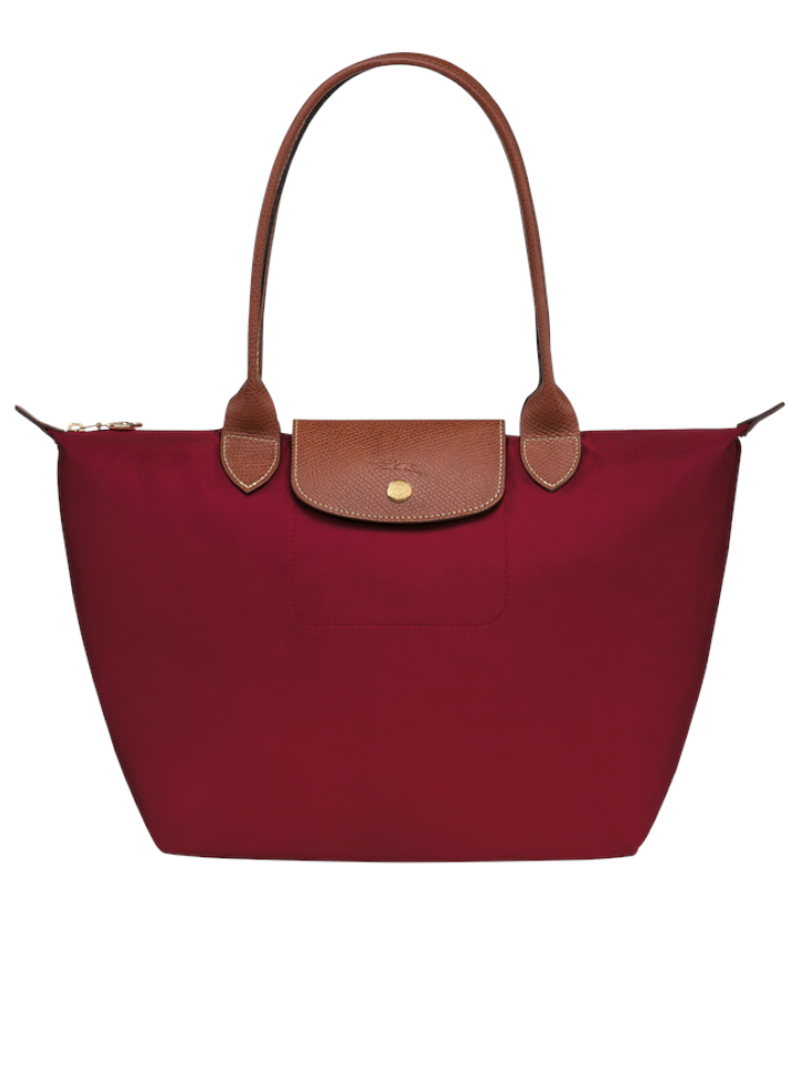 Longchamp Le Pliage Original Medium Shoulder Bag Rouge Balilene
