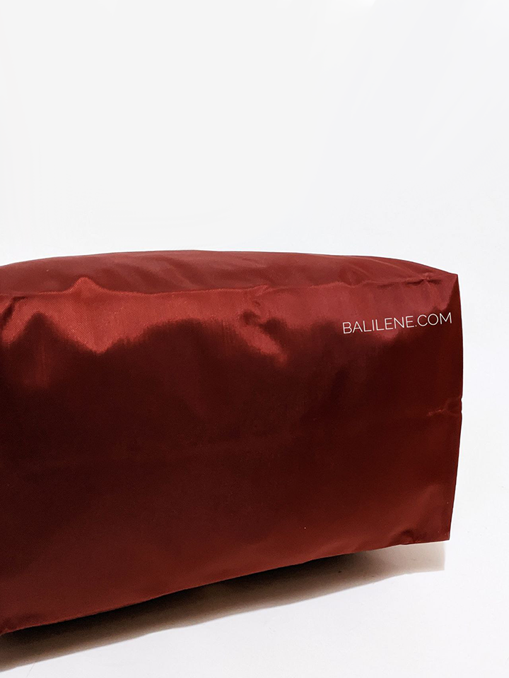Longchamp-Le-Pliage-Original-Recycled-Fabric-Tote-Bag-Medium-Red-Balilene-detail-bawah