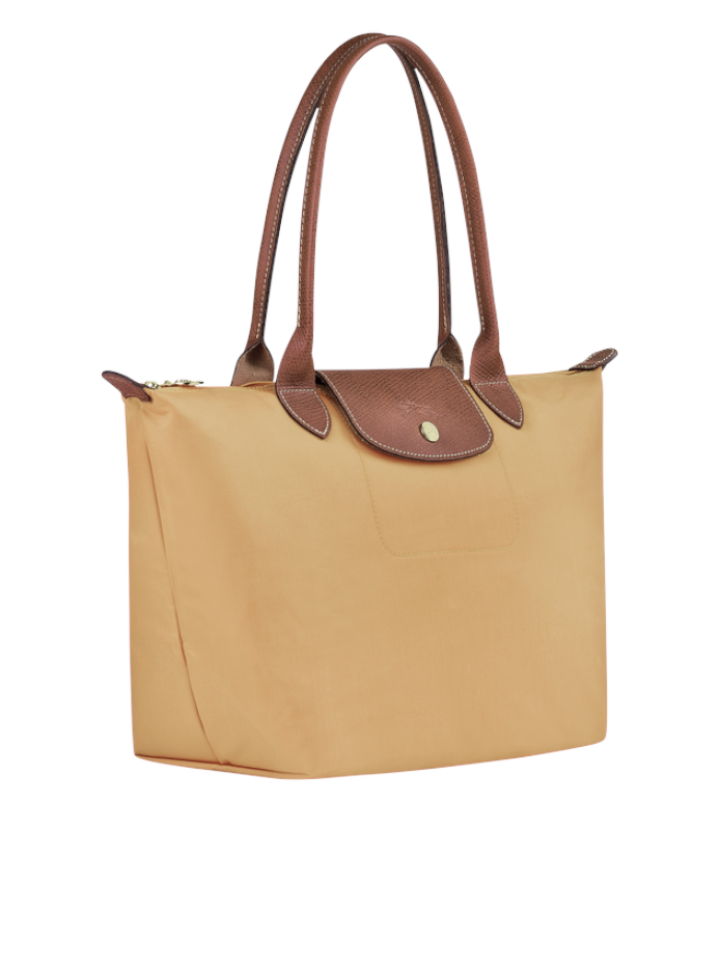 Longchamp-Le-Pliage-Original-Shoulder-Bag-Miel-Balilene-samping