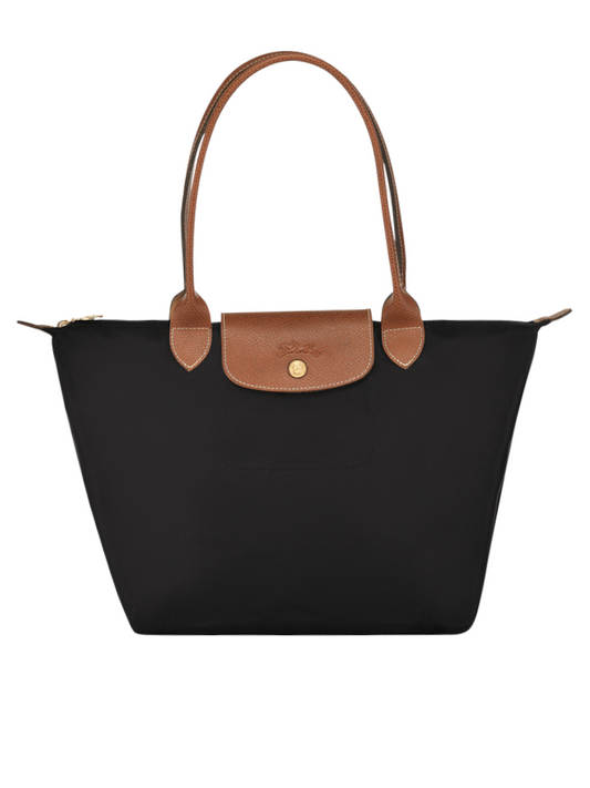 Longchamp Le Pliage Original Medium Shoulder Bag Black