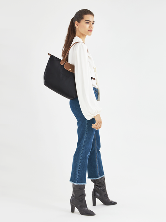 Longchamp Le Pliage Original Medium Shoulder Bag Black