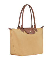 Longchamp-Le-Pliage-Original-Small-Shoulder-Bag-Miel-Balilene-samping
