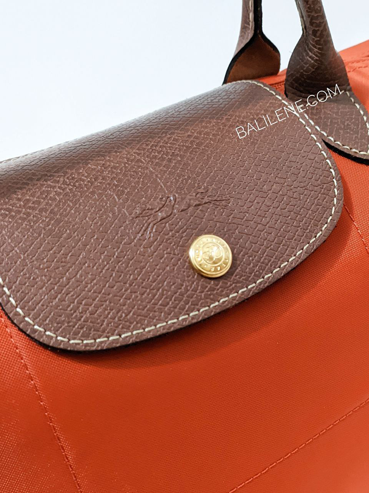 Longchamp Le Pliage Original Small Top Handle Bag Orange