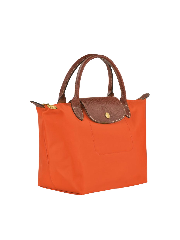Longchamp Le Pliage Original Small Top Handle Bag Orange