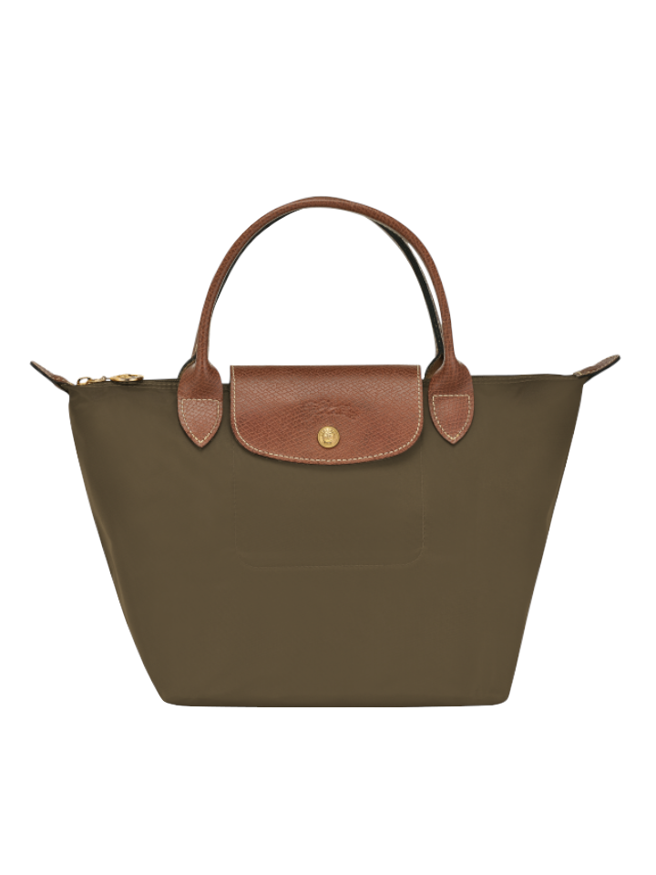 Longchamp Le Pliage Original Top Handle Bag Khaki Army Balilene