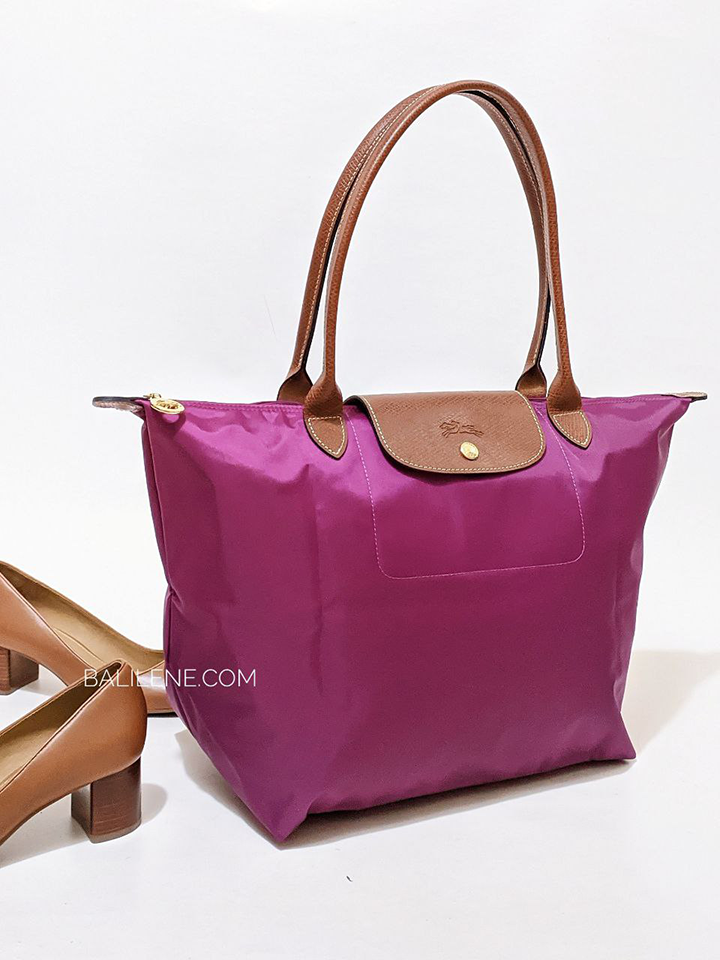 Longchamp purple bag online
