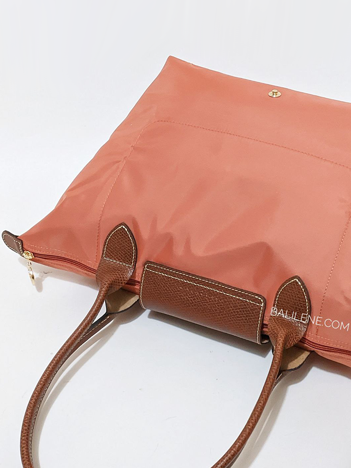 Longchamp-Le-Pliage-Original-With-Recycled-Fabric-Tote-Bag-Blush-Balilene-detail-belakang