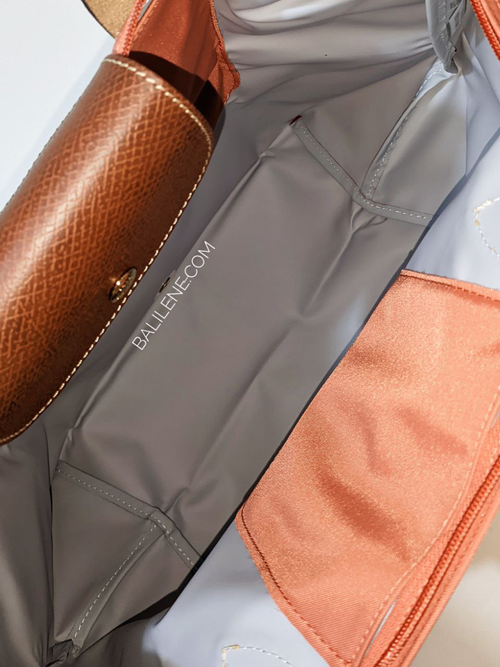Longchamp-Le-Pliage-Original-With-Recycled-Fabric-Tote-Bag-Blush-Balilene-detail-dalam