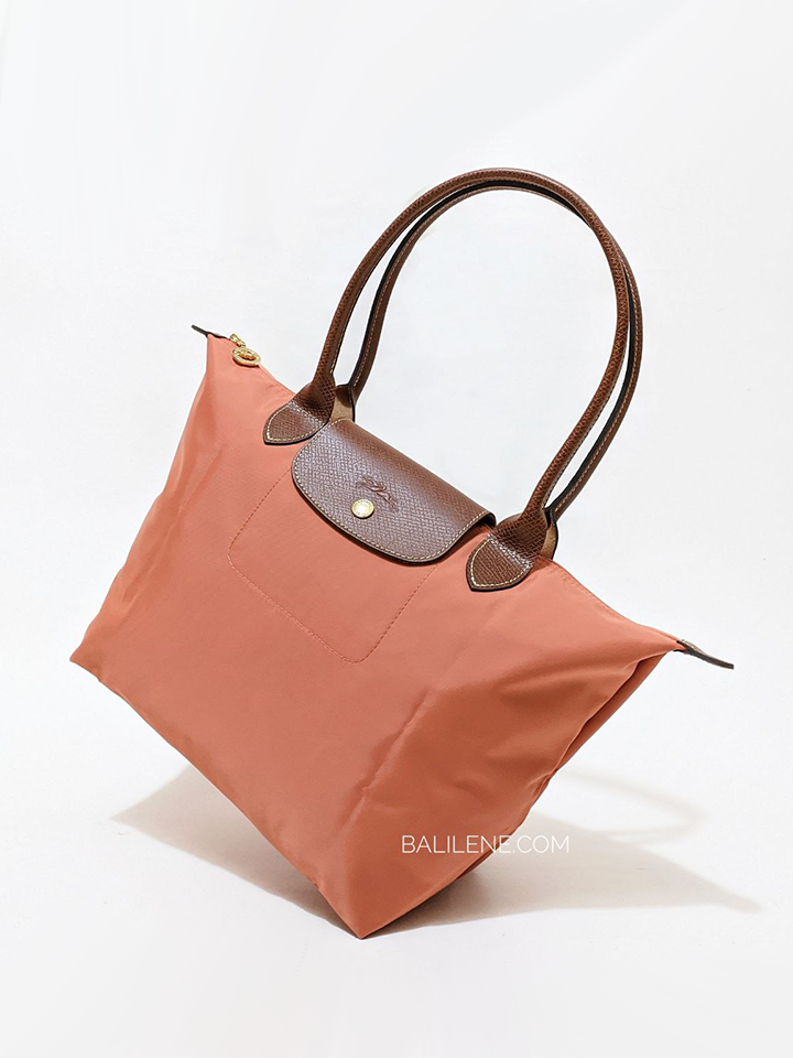 Longchamp-Le-Pliage-Original-With-Recycled-Fabric-Tote-Bag-Blush-Balilene-detail-depan