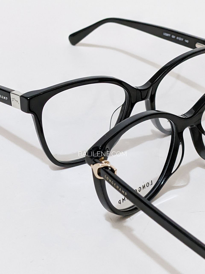 Longchamp Round Glasses Black