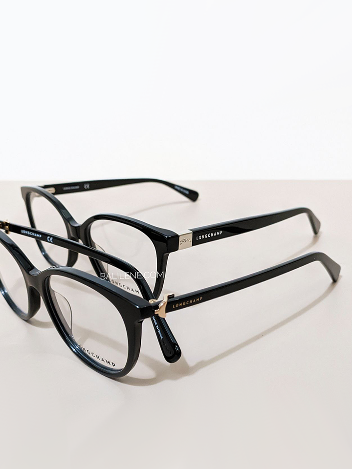 Longchamp Round Glasses Black