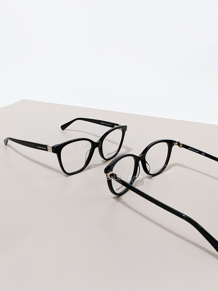 Longchamp Round Glasses Black
