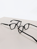Longchamp Round Glasses Black