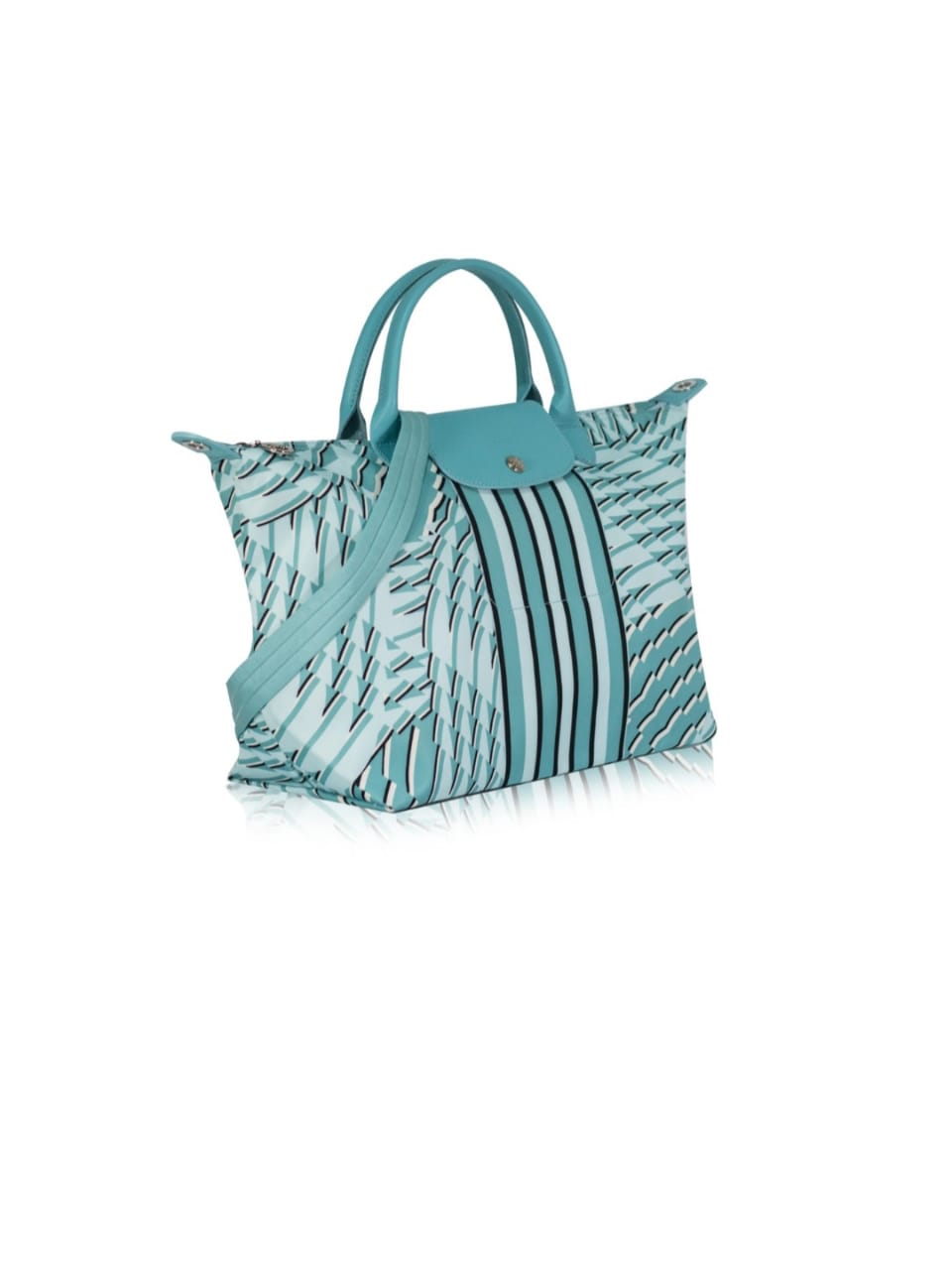 Longchamp Neo Pastel Aqua Medium