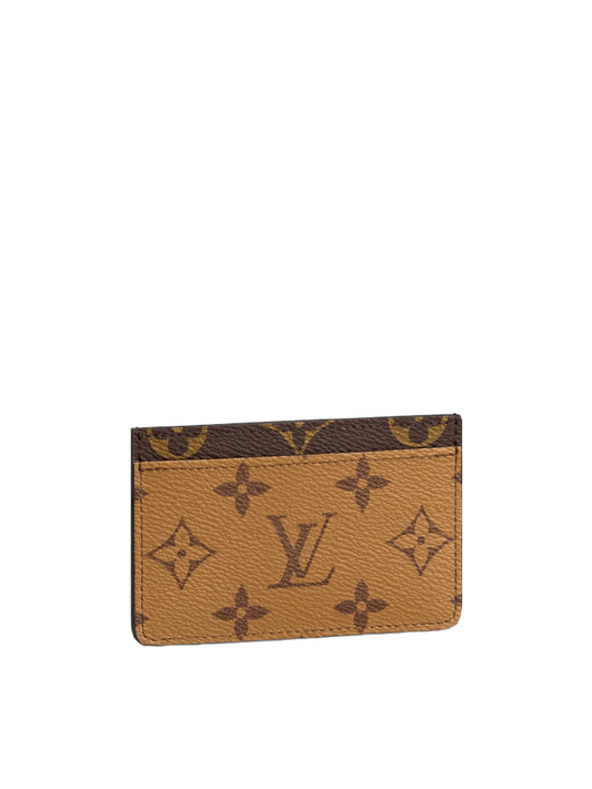 Louis Vuitton M69161 Card Holder Monogran Reverse Canvas Brown