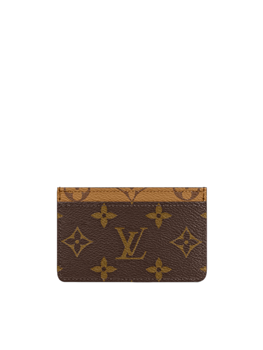 Louis Vuitton M69161 Card Holder Monogran Reverse Canvas Brown