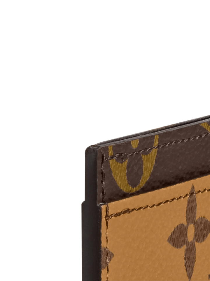 Louis Vuitton M69161 Card Holder Monogran Reverse Canvas Brown