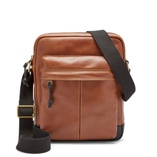 Fossil MBG9313222 Defender Ns City Bag Cognac