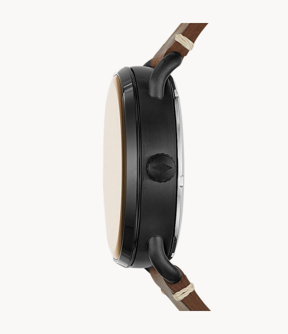 Fossil Me3158 Commuter Automatic Brown Leather Watch
