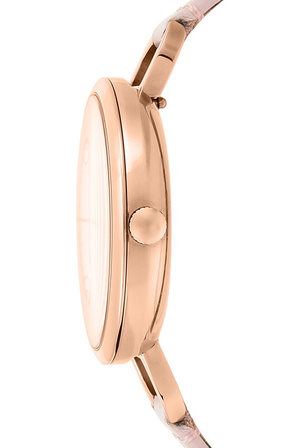 Fossil ES4356 Annette Three Hand Pink Leather