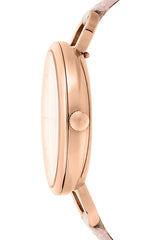 Fossil ES4356 Annette Three Hand Pink Leather