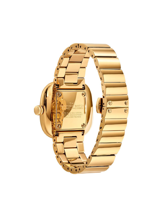 Marc-Jacobs-20179298-The-Cushion-Black-Dial-Gold-Bracelet-Watch-Balilene-caseback