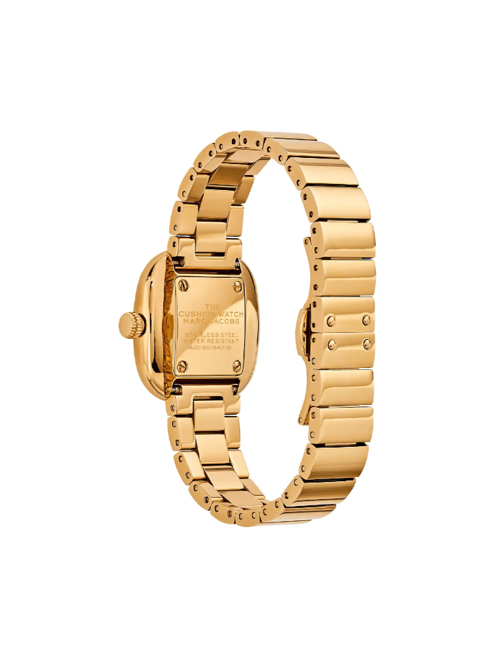    Marc-Jacobs-20184715-The-Cushion-Gold-Bracelet-Watch-Balilene-caseback