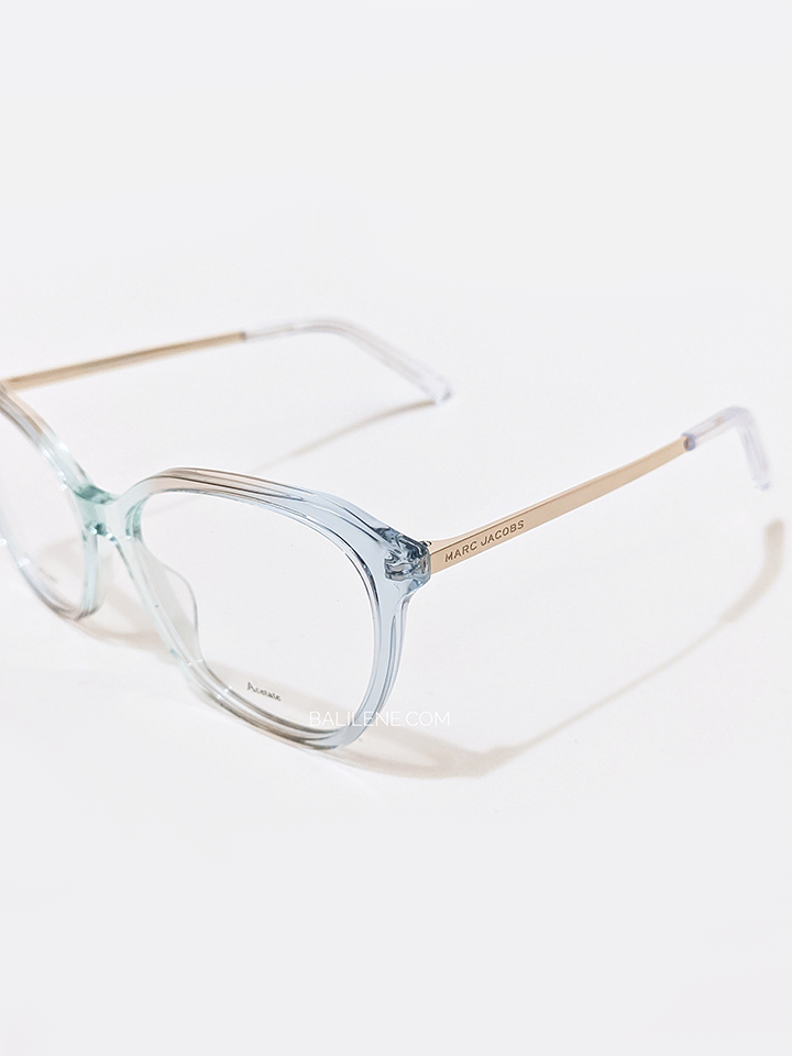 Marc Jacobs 485/N MVU Glasses Clear Azure Blue