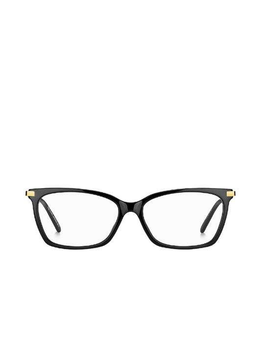 Marc-Jacobs-508-Rectangular-Eyeglasses-Black-Gold-Balilene-depan