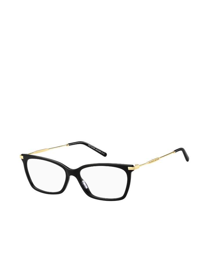 Marc-Jacobs-508-Rectangular-Eyeglasses-Black-Gold-Balilene-samping