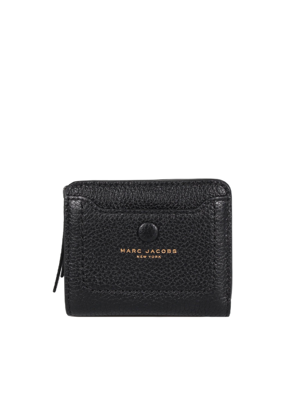 Marc Jacobs M0014215 Empire City Mini Compact Wallet Black Balilene