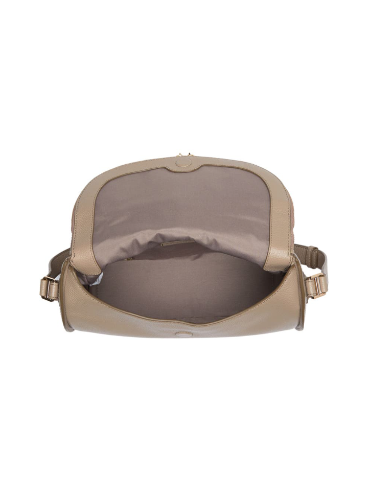 Marc Jacobs M0016932 The Groove Leather Mini Messenger Greige