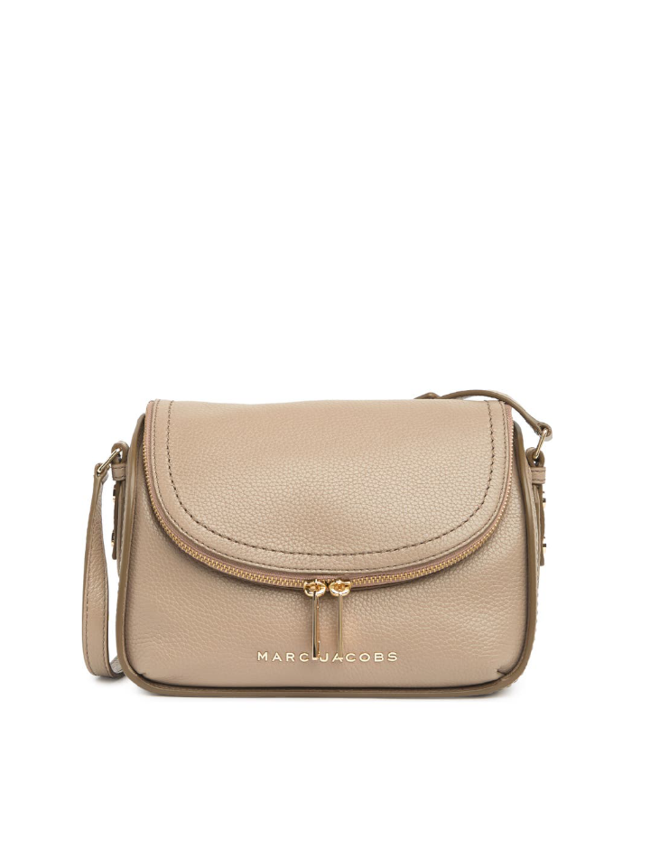 Marc Jacobs M0016932 The Groove Leather Mini Messenger Greige