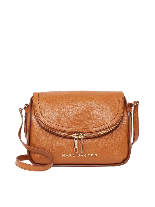 Marc Jacobs M0016932 The Groove Leather Mini Messenger Smoked Almond