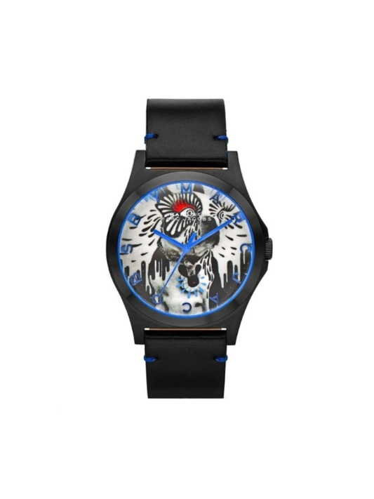 Marc-Jacobs-MBM8622-Henry-Dog-Graphic-Leather-Black-Balilene-depan