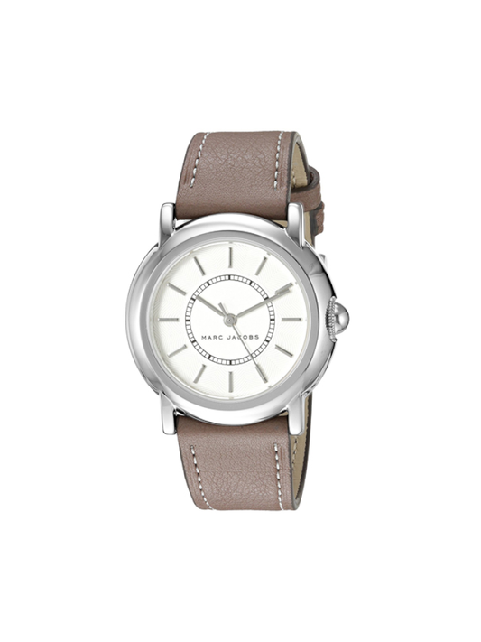 Marc Jacobs MJ1507 Courtney SS Analog Leather Ladies Brown