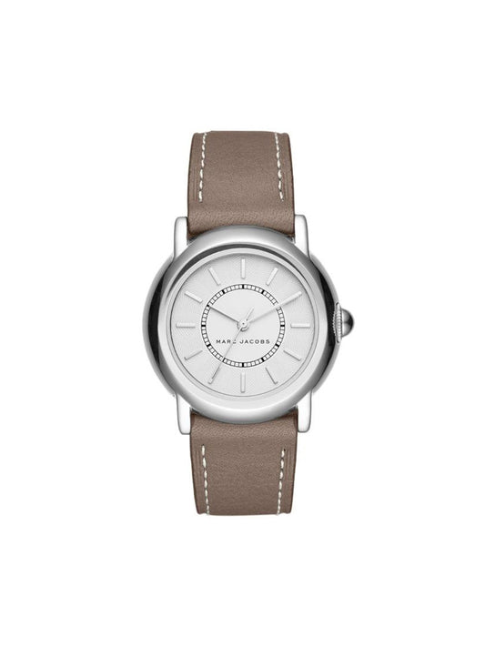 Marc Jacobs MJ1507 Courtney SS Analog Leather Ladies Brown