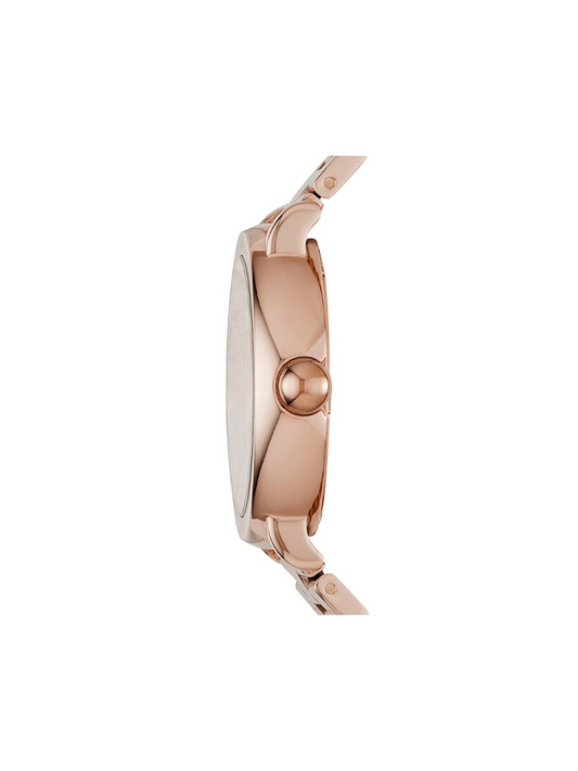 Marc Jacobs MJ3471 Riley Ladies White Dial Rose Gold Tone Watch