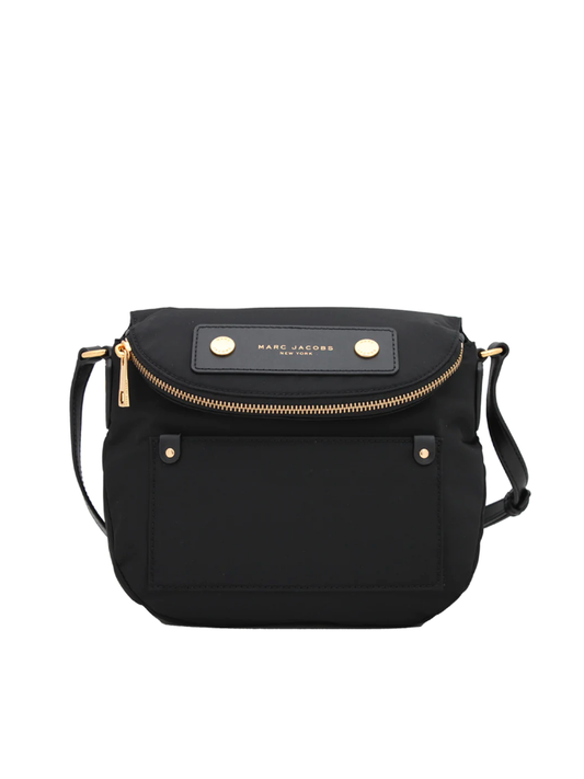 Marc-Jacobs-Preppy-Nylon-Natasha-Mini-Crossbody-Bag-Black-Balilene-depan