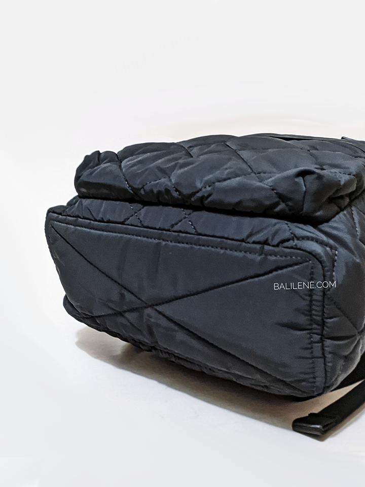 Marc Jacobs Quilted Nylon Backpack Bag Black
