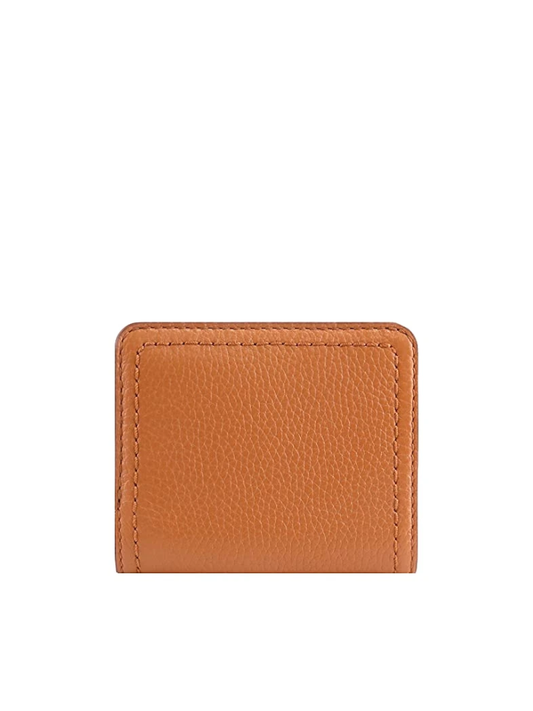 Marc Jacobs The Groove Mini Compact Wallet Smoke Almond